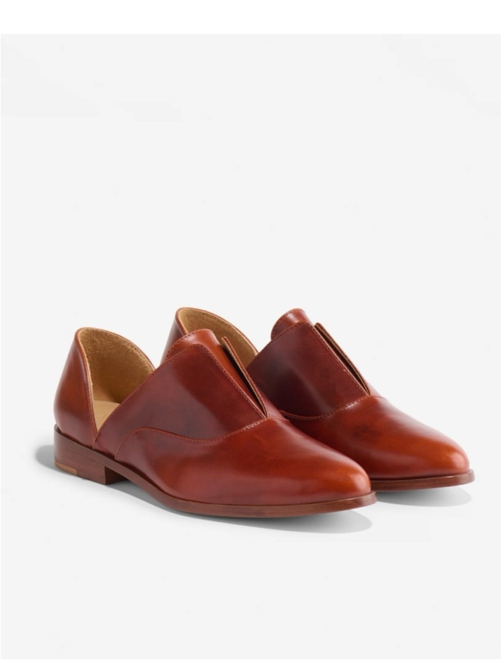 Nisolo Emma d’Orsay Oxford Brandy- women’s size 8
